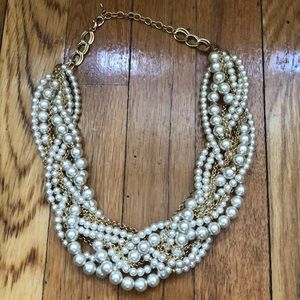 Amrita Singh Braided Pearl Statement Necklace